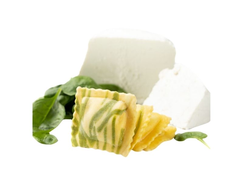 Multicolored Quadrotto 35g ricotta and spinach 2.5kg Del Prete