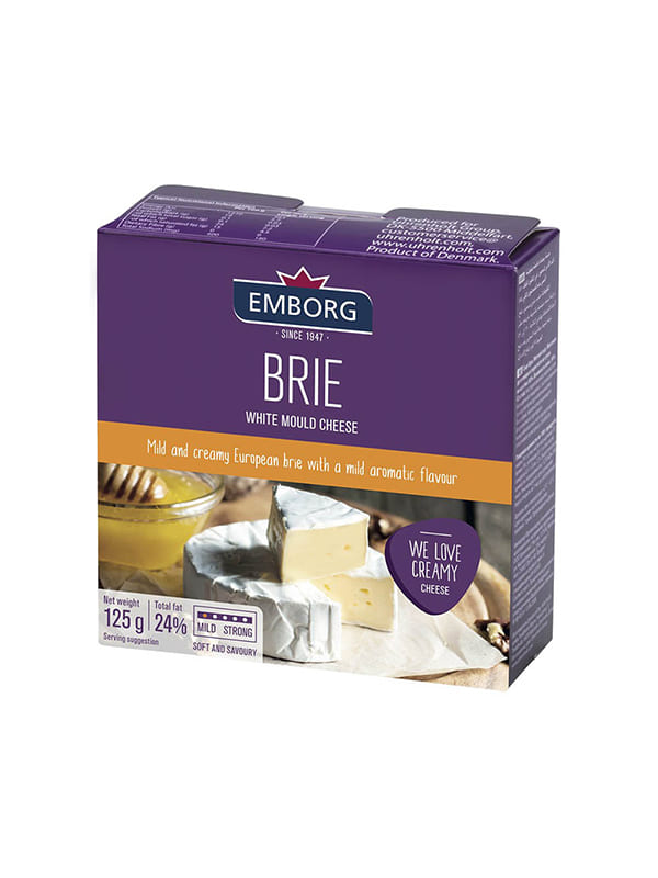 Danish brie cheese Emborg 125gr