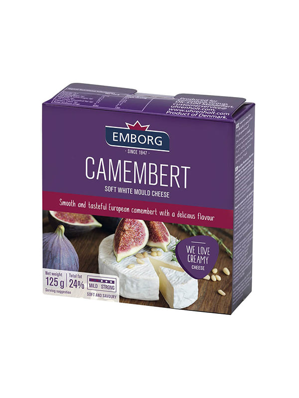 Camembert cheese Emborg Denmark 125gr