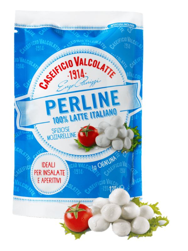 MOZZARELLA PEARLS 5gr VALCOLATTE 4Χ2.5kg
