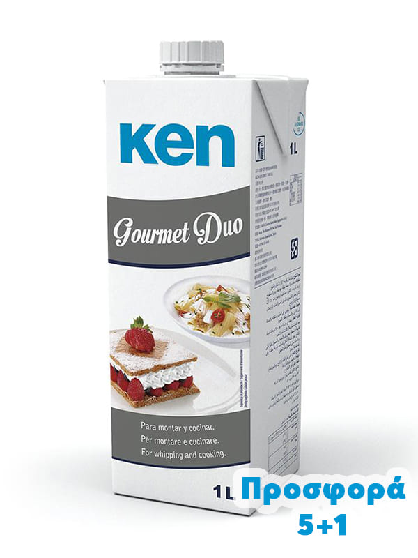 Κρέμα γάλακτος gourmet duo 31.7% 1lt KEN