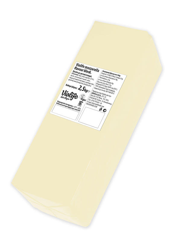 Vegan mozzarella τυρί φρατζόλα 2,5kg VIOLIFE