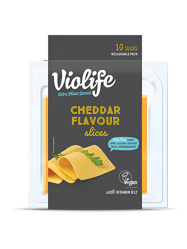 Vegan cheddar τυρί φέτες 140g VIOLIFE