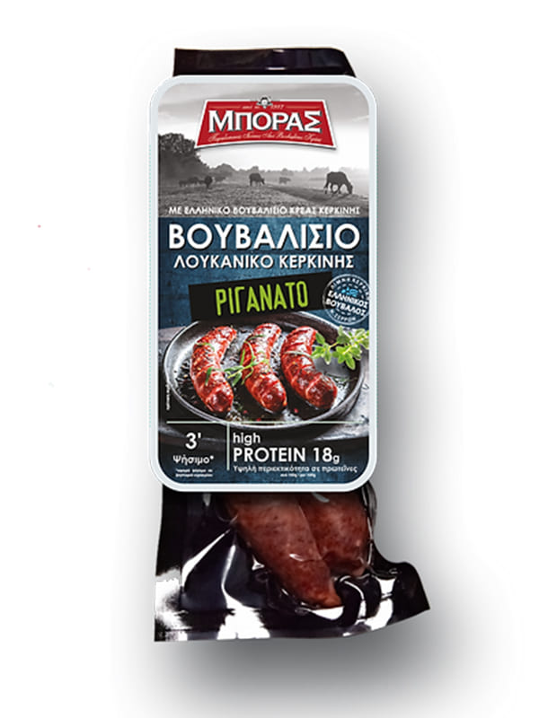 Λουκάνικο βουβαλίσιο ριγανάτο 800g ΜΠΟΡΑΣ