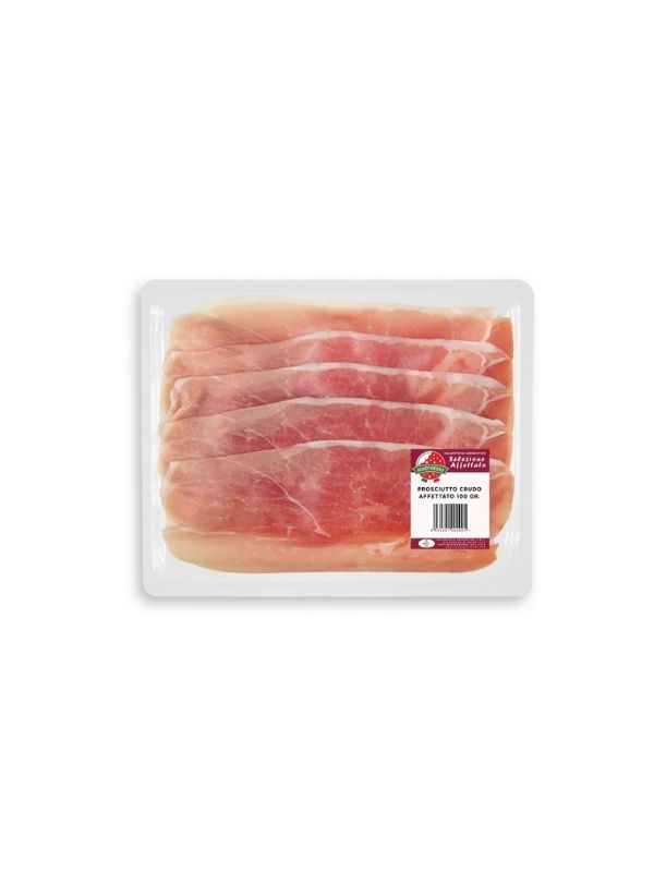 PROSCIUTTO CRUDO AFFETATO 100g SORRENTINO