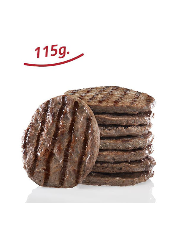 100% beef real burger patty (grilled) 115g STOHOS