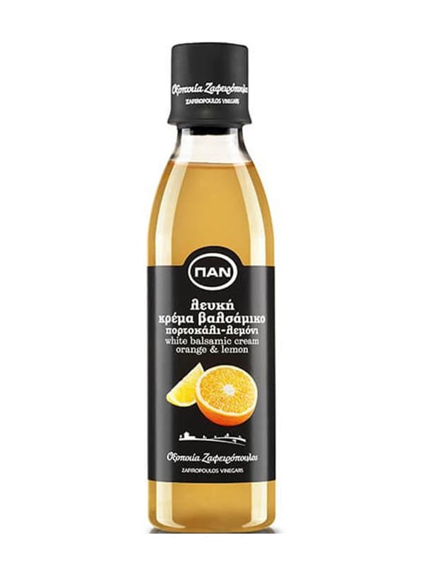 Βαλσάμικο κρέμα λευκό πορτοκάλι - λεμόνι 250ml ΠΑΝ