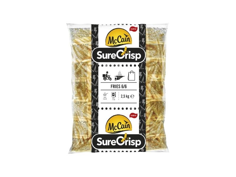 ΠΡΟΤΗΓ. ΠΑΤΑΤΕΣ 6X6 SURECRISP  2.5kg MCCAIN