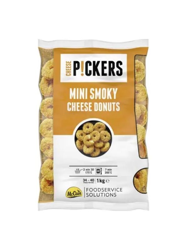 Mccain mini smoky cheese donuts 1kg