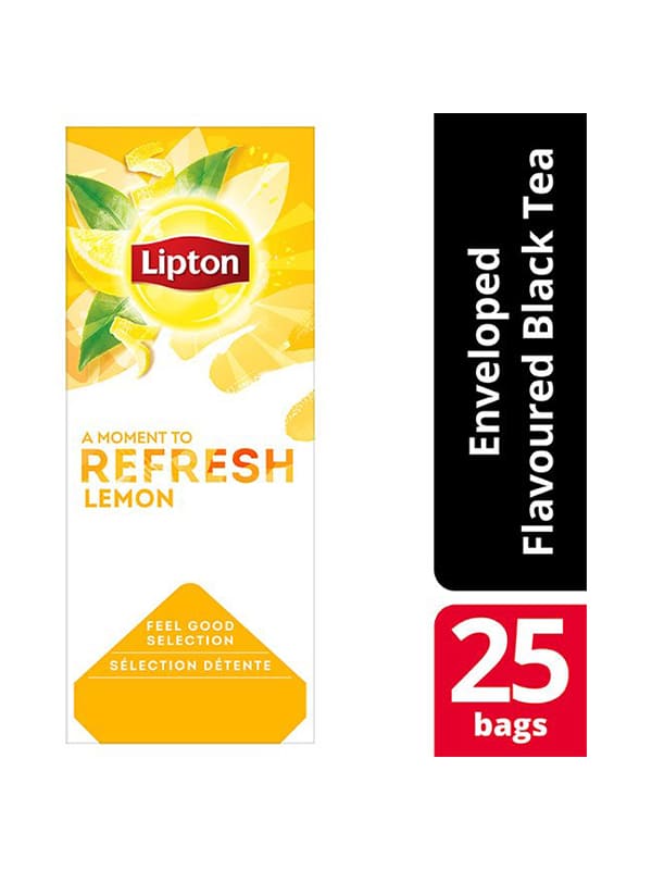 Lipton μαύρο τσάι λεμόνι (25χ1.6gr)