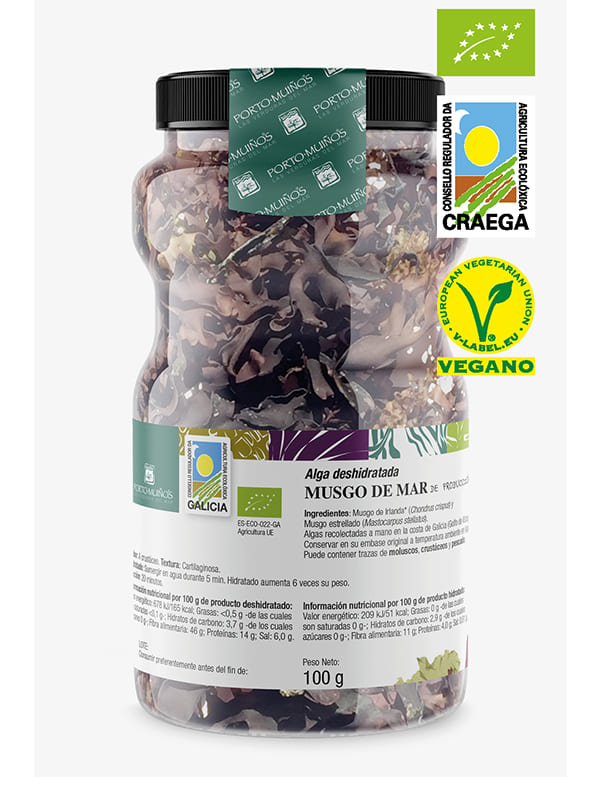 Dried Sea moss 100g PORTO MUINOS