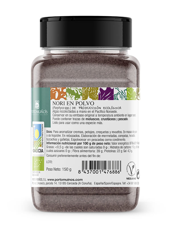 Nori powder 150g PORTO MUINOS