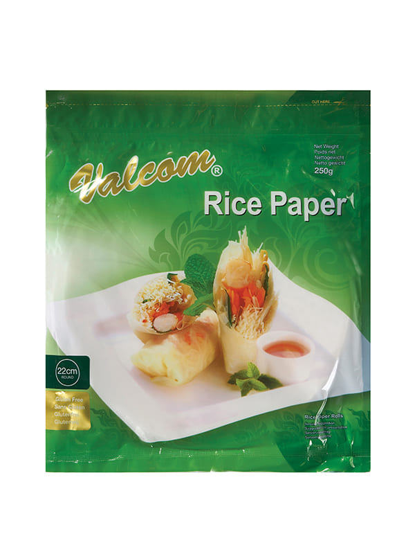 Rice paper 22cm Valcom 250gr