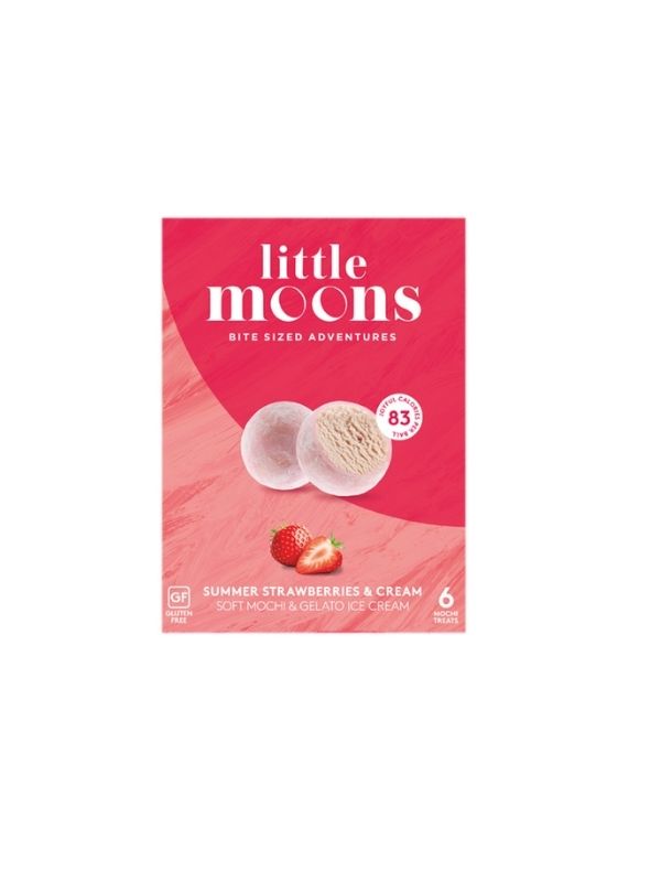Mochi ice strawberries & cream Little Moons 192gr