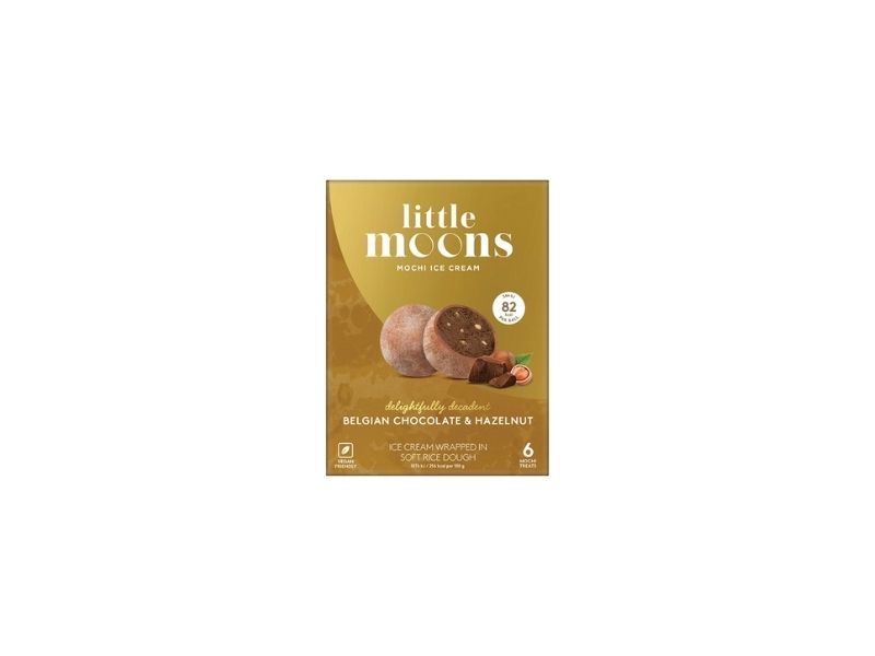Mochi ice belgian chocolate & hazelnut Little Moons 192gr