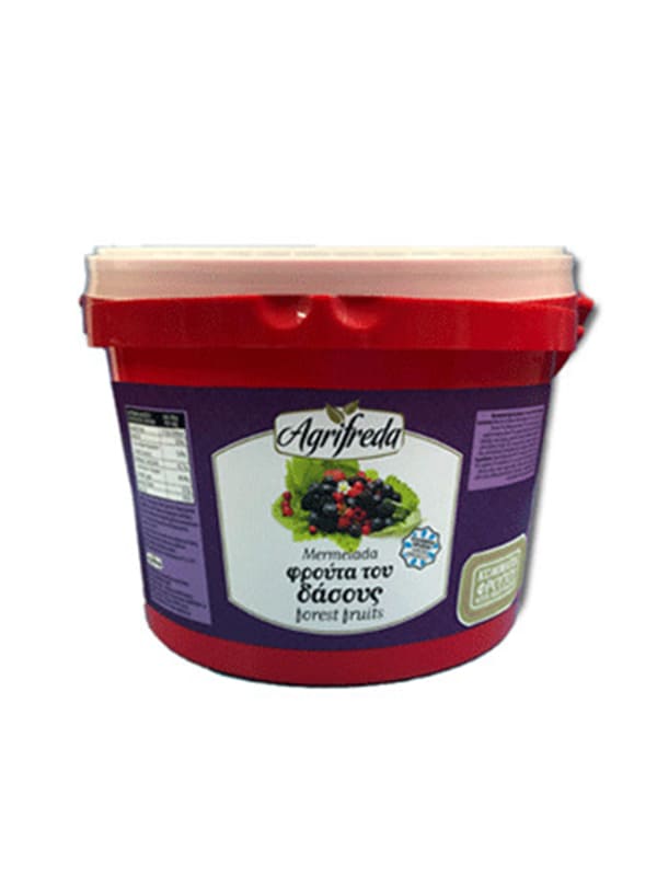 FOREST FRUITS JAM WITH FRUIT PIECES 6KG