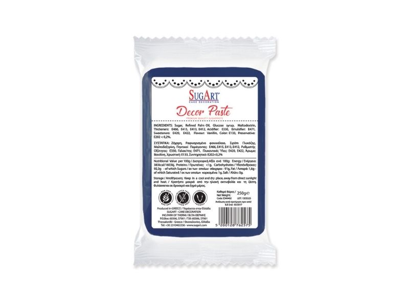 Decor paste navy 1kg