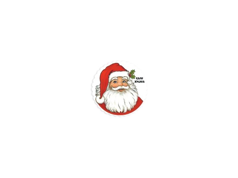 Christmas Base Plaque - Santa Face 20X(1packX10pcs)