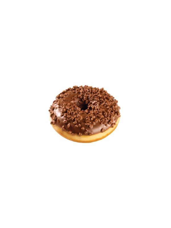 CRUMBLE MILK CHOCOLATE DONUT 55g 1X5.28kg