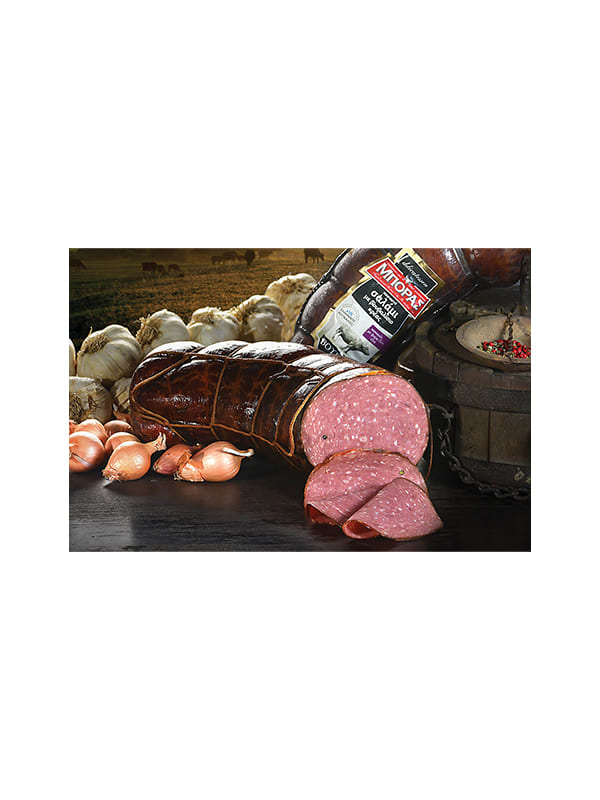 Σαλάμι βουβαλίσιο καπνιστό κοπής 1,5kg ΜΠΟΡΑΣ