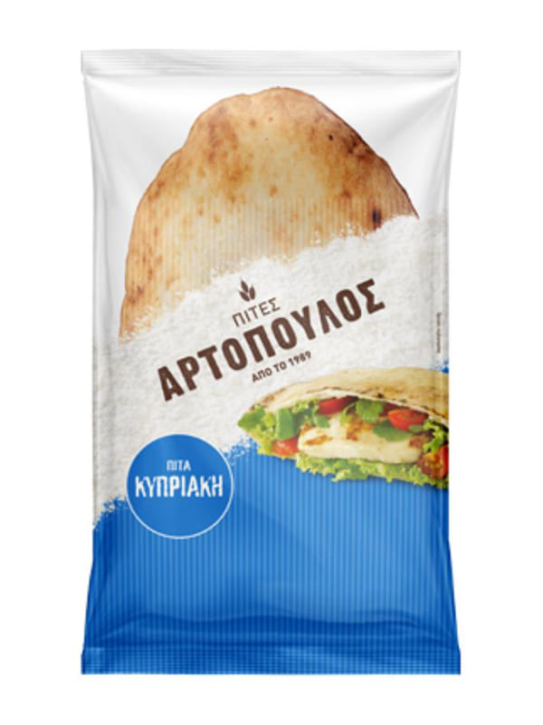 Πίτα κυπριακή  70gχ5τεμ Αρτόπουλος