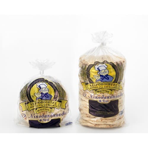 Πίτα χειροποίητη σίτου 16-17cm 6χ20τεμ