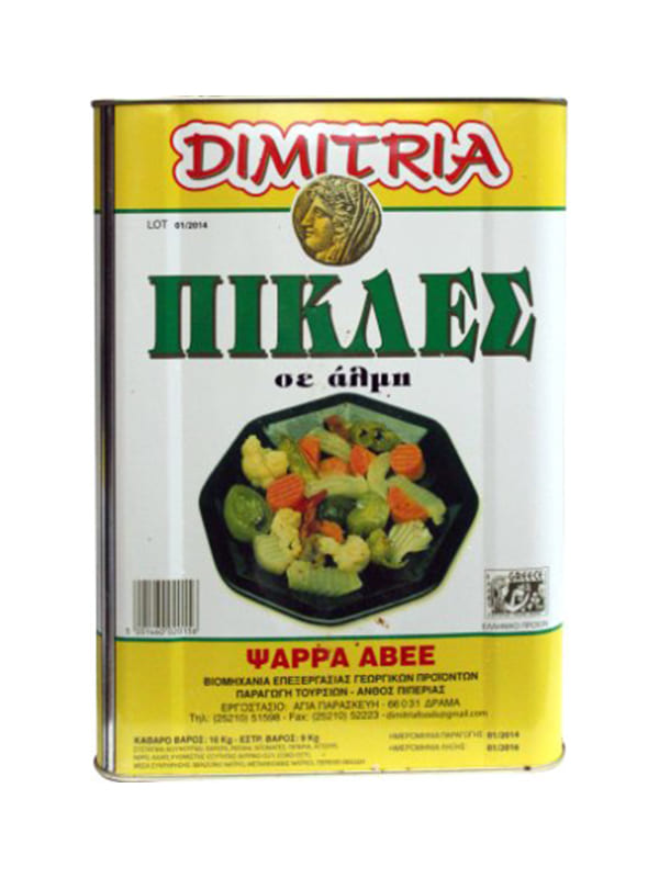 Πίκλες 17kg DIMITRIA