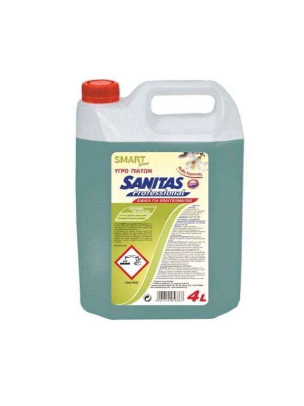ΥΓΡΟ ΠΙΑΤΩΝ ΛΕΜΟΝΙ SMART SANITAS 4X4lt