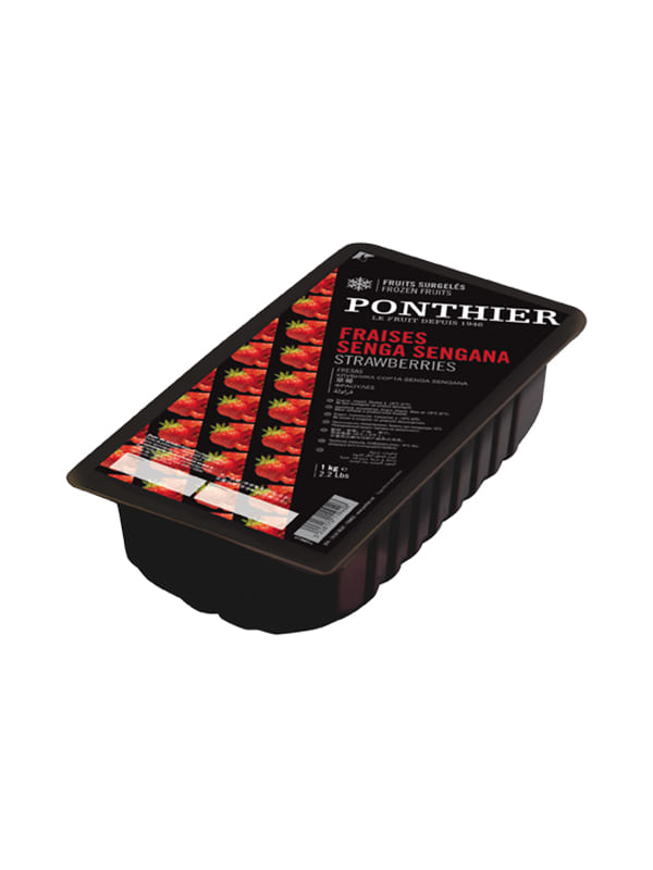 Frozen strawberry fruit Ponthier 1kg