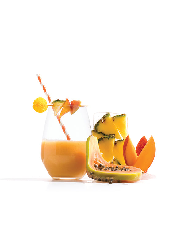 Smoothies-tropical mix (ανανάς, παπάγια, μάνγκο) IQF 140gr