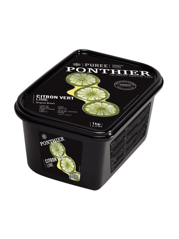 Πουρές φρούτου lime χωρίς ζάχαρη Ponthier 1kg