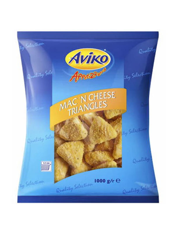 Mac 'n cheese triangles 1kg AVIKO