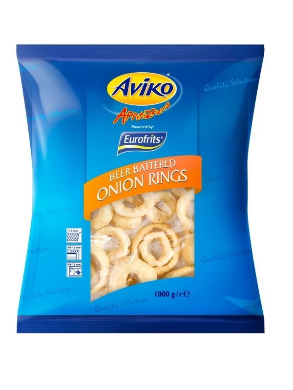 Onion rings beer bat. 1kg AVIKO