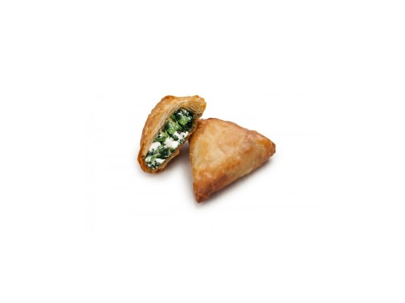 Homemade mini pies with Spinach & Feta Triangular 100X50g Ioniki