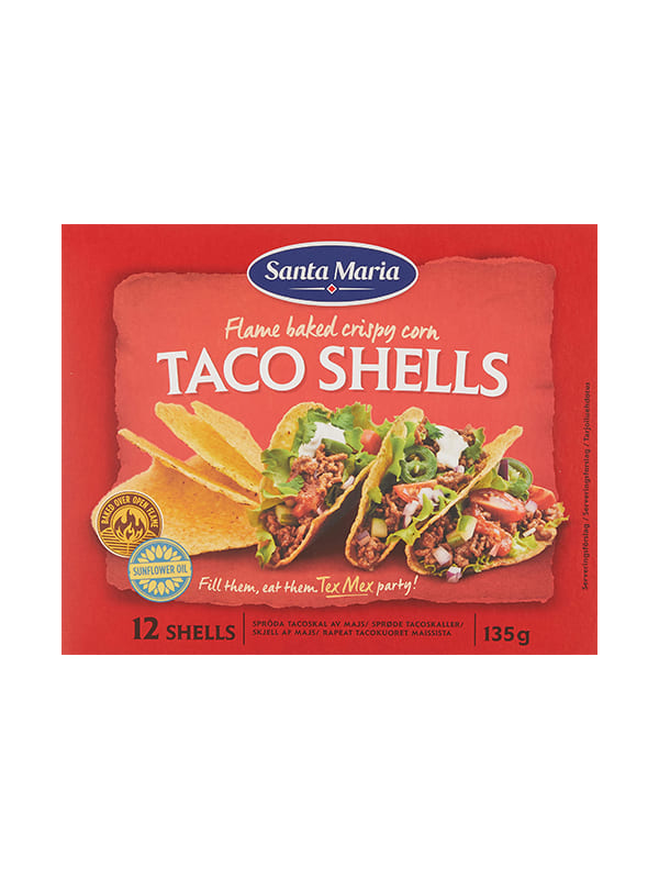 Hard shell tacos Santa Maria 12pcs