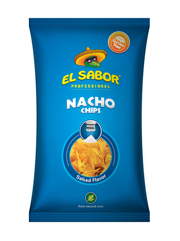 Nacho chips salted 500g EL SABOR