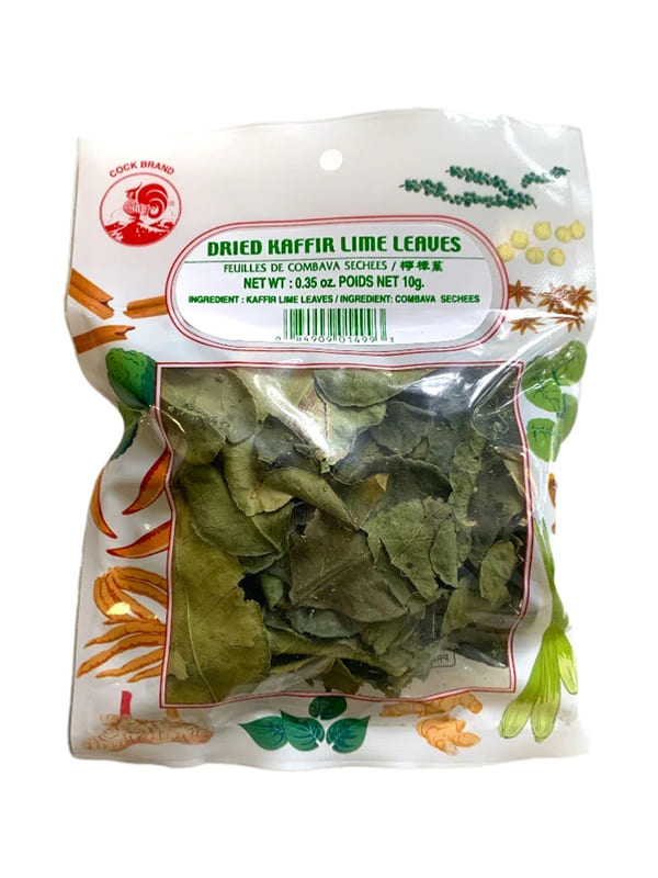 Dried kaffir lime leaves 10g COCK BRAND