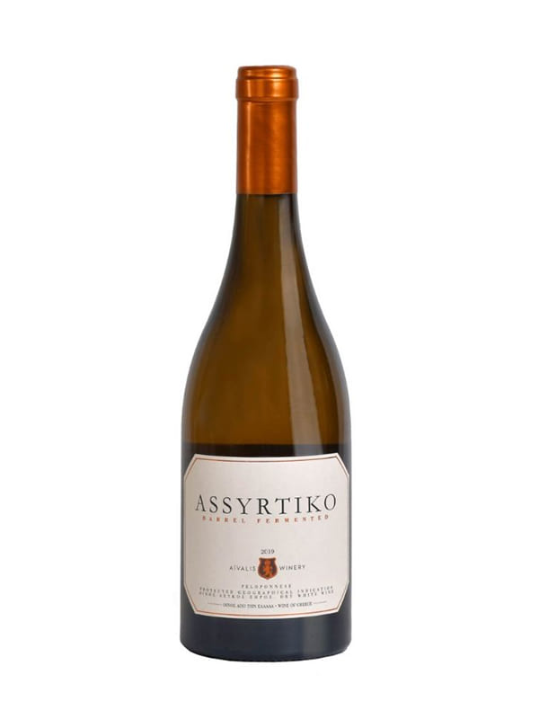 Assyrtiko barrel fermented 750ml Aivallis Winery