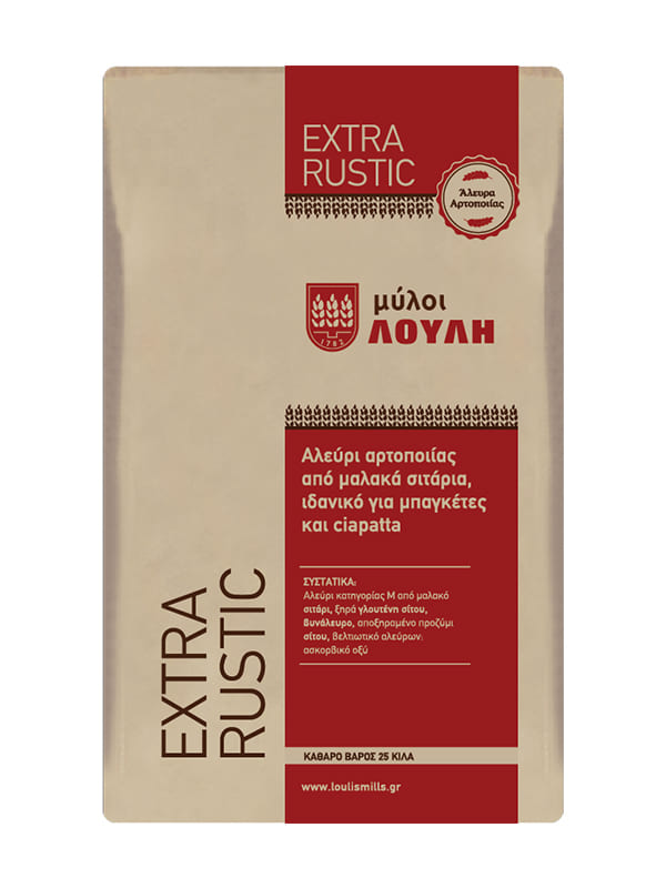 Αλεύρι extra rustic κατ. 25kg ΜΥΛΟΙ ΛΟΥΛΗ