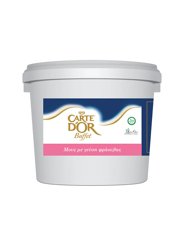 Μίγμα για μους φράουλα 5kg CARTE D'OR