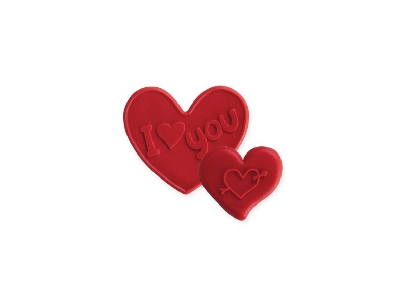 Double heart (1 pack x 12pcs)