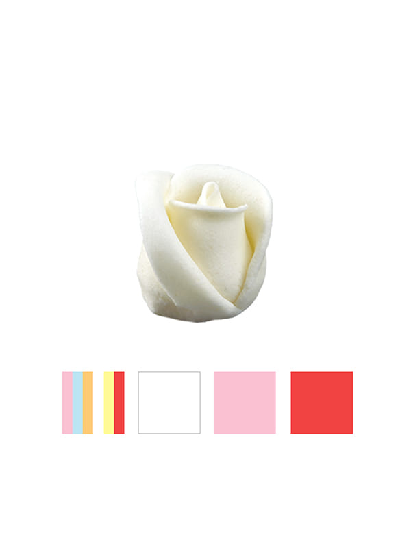 Flowers small roses teas white (1 pack x 52pcs)