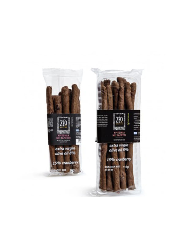 Display κριτσίνια χαρούπι 4Χ(10τεμΧ60g) ΖΕΩ