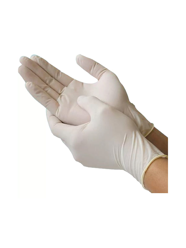 Γάντια latex με πούδρα λευκά XL 10x100τεμ SANITAS