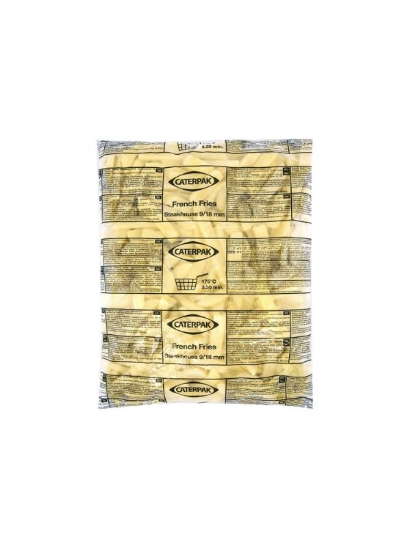 Προτηγανισμένες πατάτες caterpak steakhouse 2,5kg