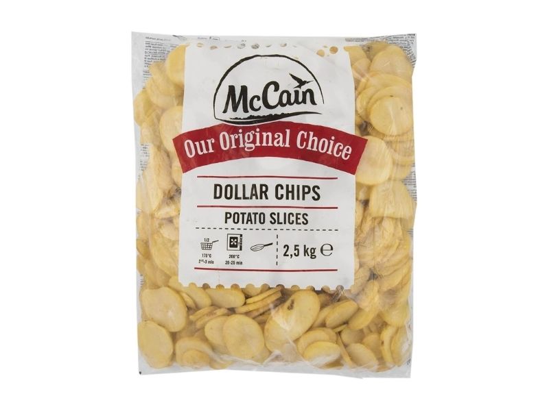 Pre-Fried Potato Slices 2.5kg McCAIN