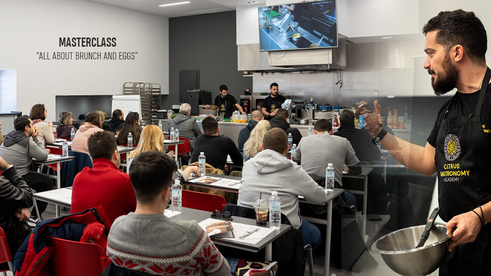 Masterclass all about brunch and eggs από τον Vasilis Sporos